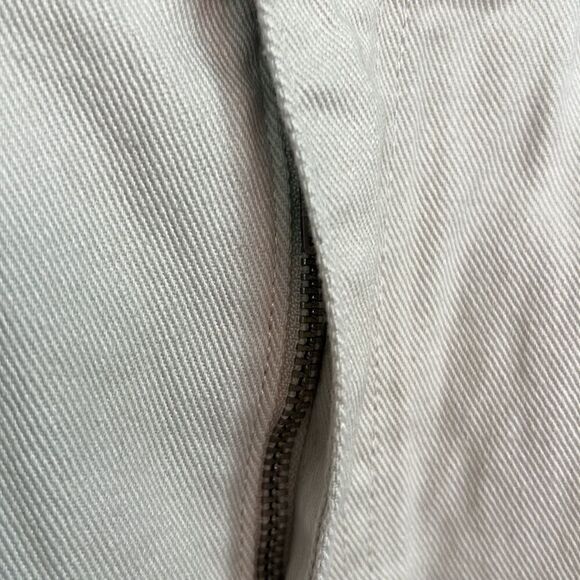 Cotton:On High Mom Denim shorts in soft taupe size 14 NWT - Picture 3 of 12